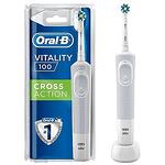 Oral-B, Vitality D100 Cross Action Blue, електрическа четка за зъби синя, 1 бр.