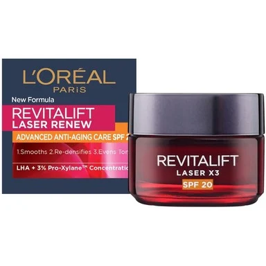 L'Oréal Revitalift Laser Renew, дневен крем, SPF20, 50 мл.
