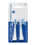 CURAPROX, CHS 200, Hydrosonic Easy Sensitive, Spare Heads, резервни глави за ел. четка, 2 бр.