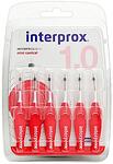 Interprox, 2G Mini Conical, интердентални четки за зъби, 1.0 мм, 6 бр.