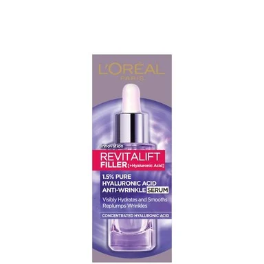 L'Oréal Revitalift Filler HA, серум за лице против бръчки с хиалуронова киселина, 30 мл