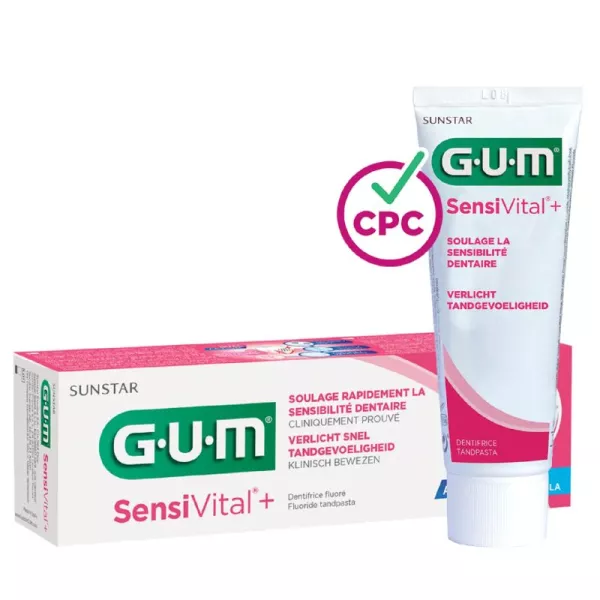 Gum, Sensivital, паста за чувствителни зъби, 75 мл.
