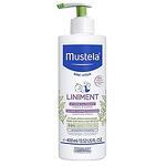 Mustela, Bébé Liniment, бебешки лосион за почистване на кожата при смяна на пелените, 400 мл.