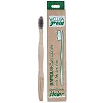 Wellsamed Wellsagreen Soft, четка за зъби от бамбук, 1 бр.