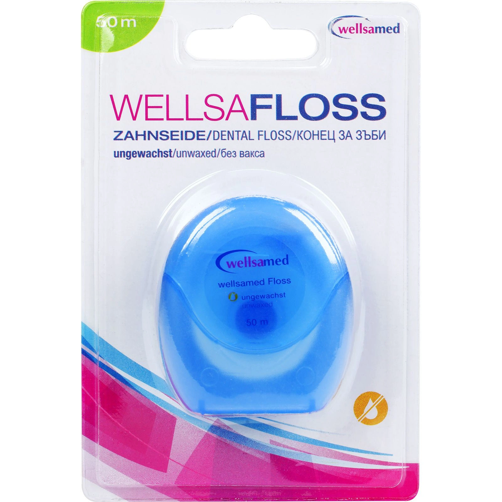 Wellsamed Neutral, конец за зъби без вакса, 50 м.