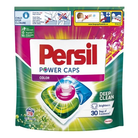 Persil Color 4in1 Discs Deep Clean, капсули за пране за цветни тъкани 4в1, 29 изпирания, 29 бр.