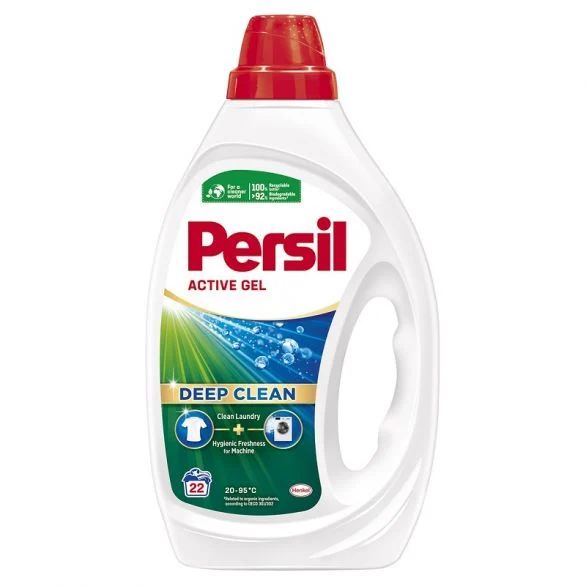 Persil Deep Clean Universal, течен препарат за бяло пране, 22 изпирания, 1.98 л.