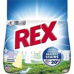Rex Amazonia Freshness, прах за пране за бели тъкани, 20 изпирания, 1.1 кг.