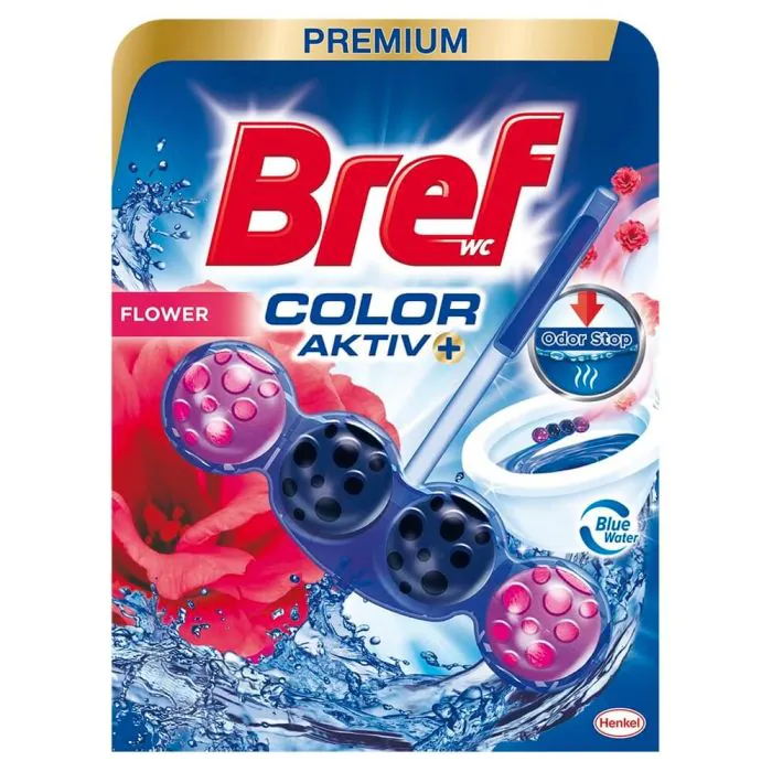 Bref WC Premium Color Flowers, ароматизатор за тоалетна цветя, 1 x 50 гр.