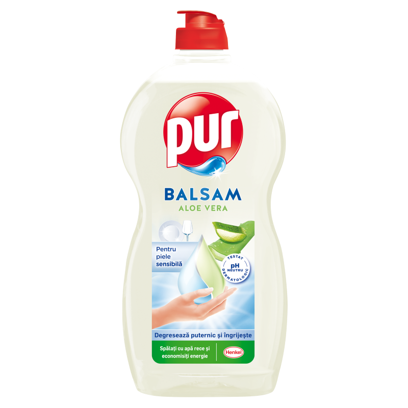 Pur Balsam Aloe Vera, препарат за съдове с алое вера, 1.2 л.