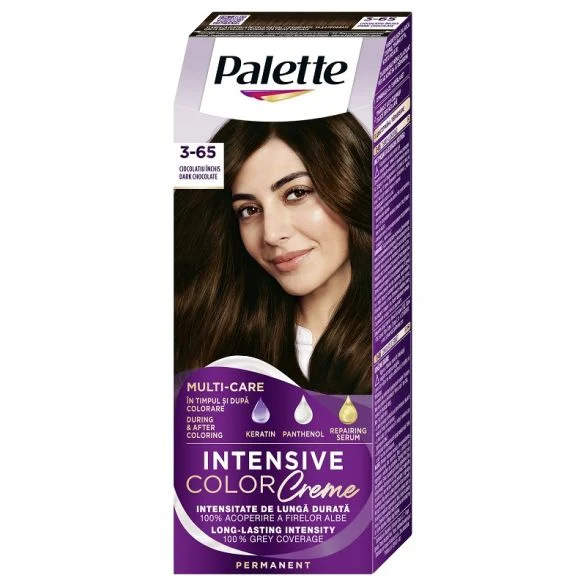 Palette Intensive Color Creme, Боя за коса, 3-65 (W2) тъмен шоколад