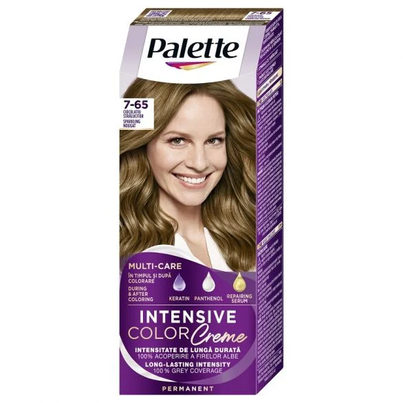 Palette Intensive Color Creme, Боя за коса, 7-65 (LG5) блестяща нуга
