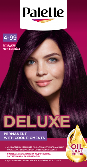 Palette Deluxe, Боя за коса, 4-99 (880) патладжан