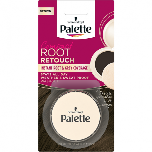 Palette Root Retouch, пудра за израстнали корени, кафяв цвят