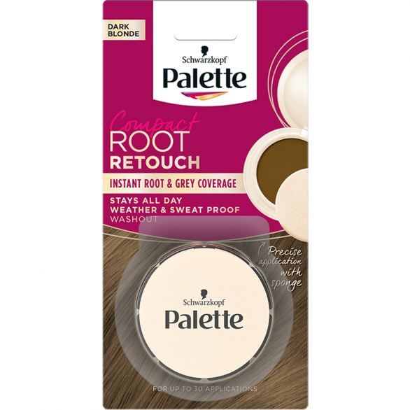 Palette Root Retouch, пудра за израстнали корени, тъмно рус цвят