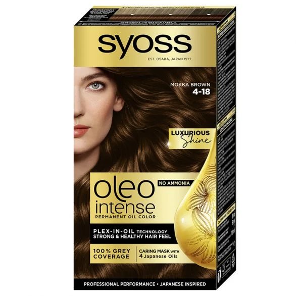 Syoss Oleo intense, боя за коса, 4-18 мока