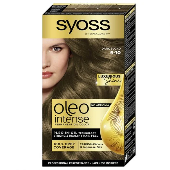 Syoss Oleo intense, боя за коса, 6-10 тъмно рус