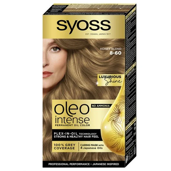 Syoss Oleo intense, боя за коса, 8-60 медно рус