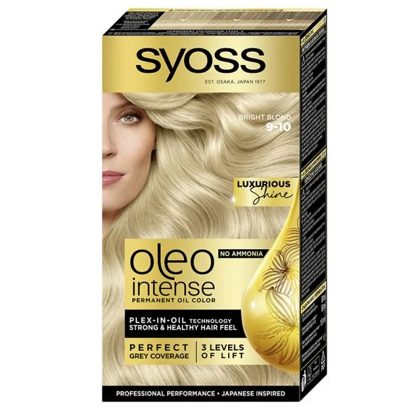 Syoss Oleo intense, боя за коса, 9-10 ярко рус