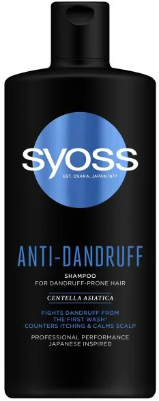 Syoss Anti-Dandruff, шампоан против пърхот, 440 мл.