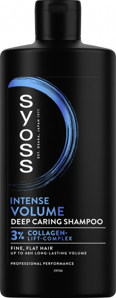 Syoss Volume, шампоан за тънка и увредена коса, 440 мл.
