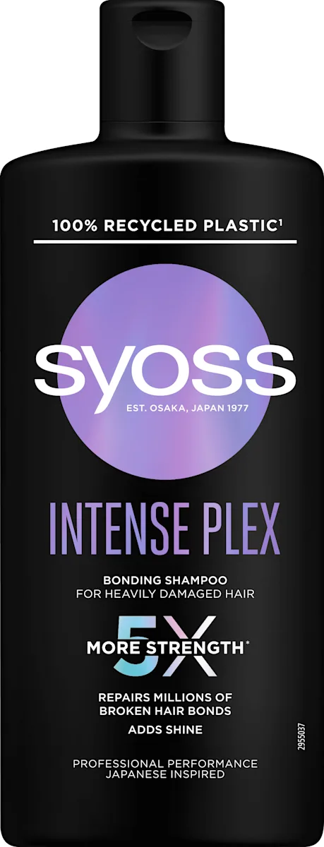 Syoss Intense Plex, шампоан за силно увредена коса, 440 мл.