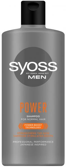 Syoss Men, Power, шампоан за мъже, 750 мл.