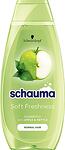Schauma Soft Freshness, шампоан за нормална коса с ябълка и коприва, 400 мл.