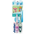 Jordan Step 2 Duo,  детска четка за зъби 3-5 години 2 бр.