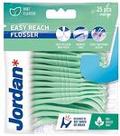 Jordan Easy Reach Flosser, конец и клечка, 25 броя