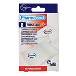 Pharmadoct стерилна памучна марля, 18 х 40 см., 6 броя