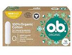 Тампони o.b. - Organic, Normal, 16 броя