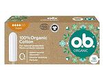 Тампони o.b. - Organic, Super, 16 броя