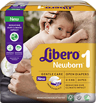 Libero Бебешки пелени - Newborn 1, за новородени, 24 броя