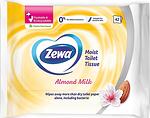 Влажна тоалетна хартия Zewa - Almond Milk, 42 броя