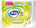 Влажна тоалетна хартия Zewa - Natural Camomile, 42 броя