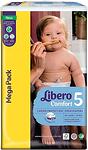 Libero бебешки пелени  Comfort - Mega, размер 5, 10-14 kg, 76 броя