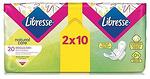 Превръзки с крилца Libresse - Natural Care, Normal Duo, 20 броя