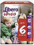 Бебешки пелени гащи Libero - Up&Go 6, 18 броя