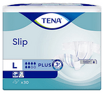 Tena Slip Plus, памперси за инконтиненция, Унисекс, L, 30 броя