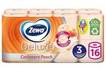 Тоалетна хартия Zewa Deluxe Cashmere Peach, 3 пласта, 16 ролки
