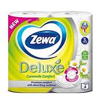 Тоалетна хартия Zewa Deluxe лайка, 4 ролки, 3 пласта