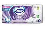 Тоалетна хартия Zewa Deluxe Lavender, 8 ролки