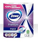 Zewa кухненска ролка Premium White, 45 къса, 2 броя