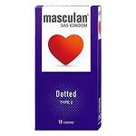 Dotted презервативи, 10 броя, Masculan