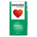 Anatomic презервативи, 10 броя, Masculan