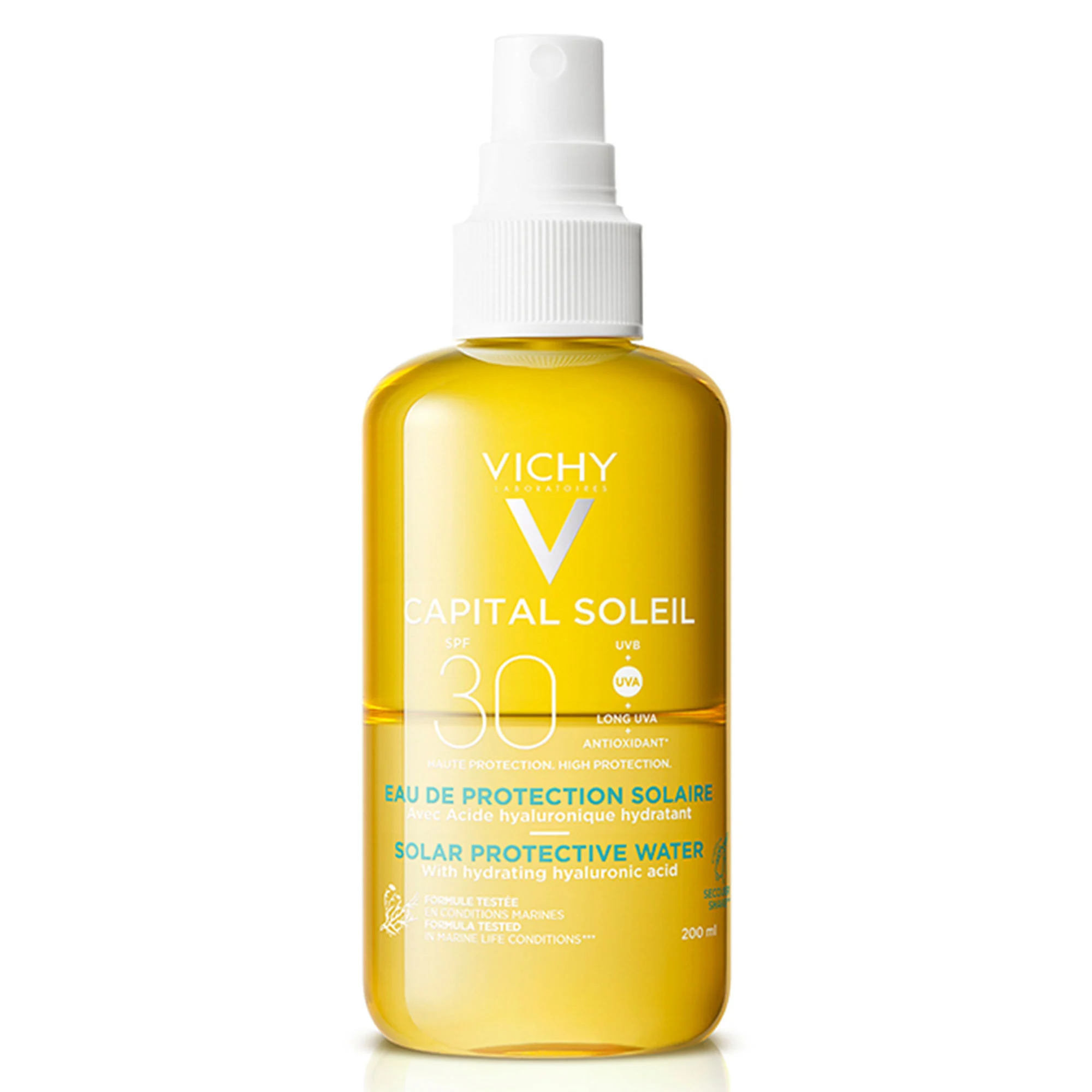 Vichy, Ideal Soleil Sun Spray with Hyaluron, слънцезащитен спрей, SPF 30, 200 мл