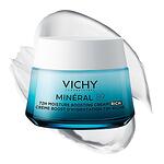 Vichy, Minéral 89 72H Moisture Boosting Cream Rich, крем за интензивна хидратация за суха до много кожа, 50 мл