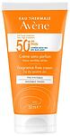 Avène, Sunscreen Face Cream, слънцезащитен спрей за тяло, SPF50+, 50 мл