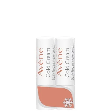 Avene Cold Cream, Стик за устни с колд крем, Комплект 2 броя, 4 г